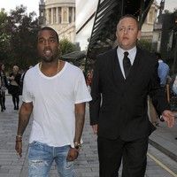 Kanye West - London Fashion Week Spring Summer 2012 - Christopher Kane - Outside
